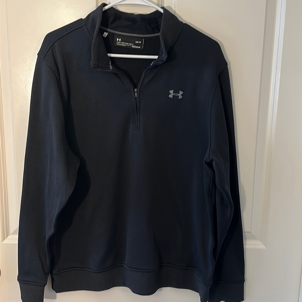 Under Armour Men’s black 1/4 zip pullover